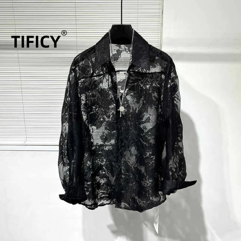 High Street Summer Ins Design Hollowed Out Shirt Men's Thin Long Sleeved Retro Sunscreen Streetwear Casual Loose Shirt
High Street Summer Ins Design Hollowed Out Shirt Men's Thin Long Sleeved Retro Sunscreen Streetwear Casual Loose Shirt
