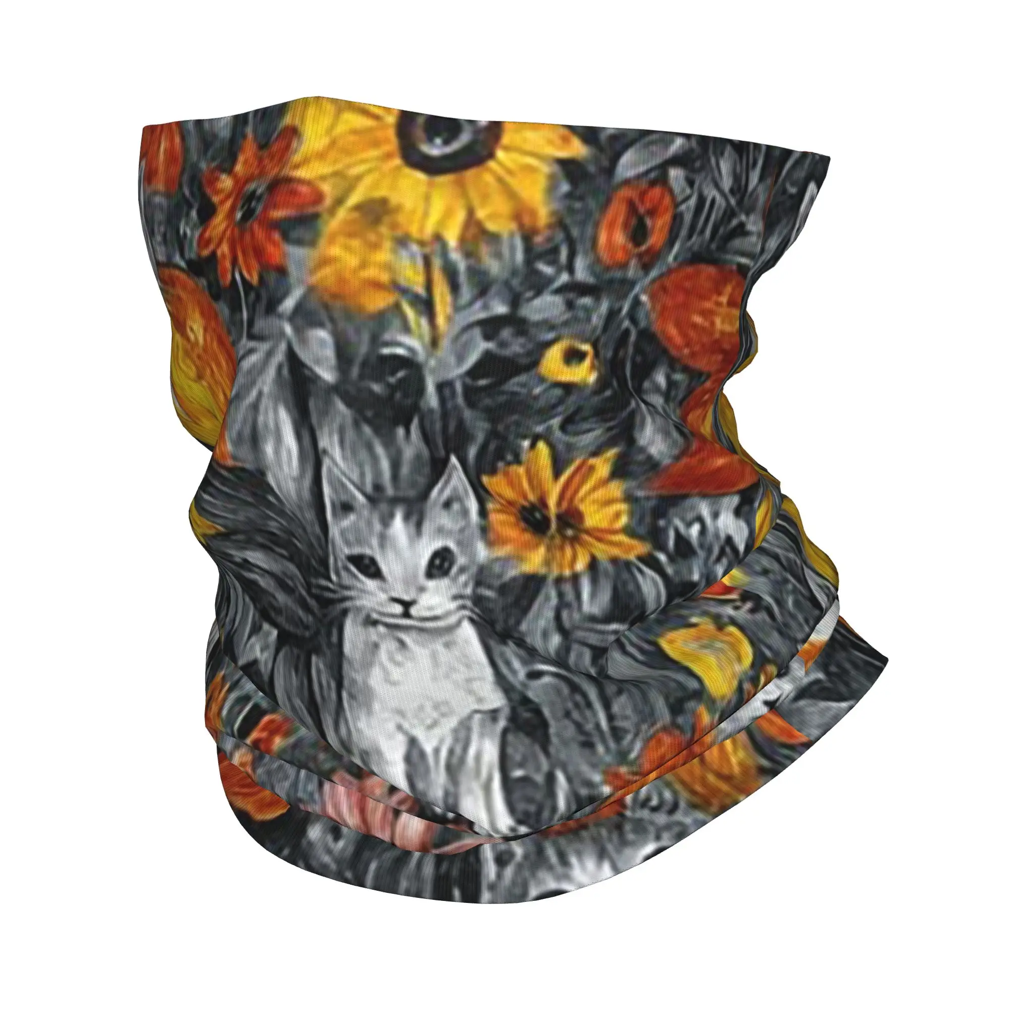 Floral Cats Bandana Neck Gaiter Printed Magic Scarf Multi-use Headband Outdoor Sports Unisex Adult
Floral Cats Bandana Neck Gaiter Printed Magic Scarf Multi-use Headband Outdoor Sports Unisex Adult