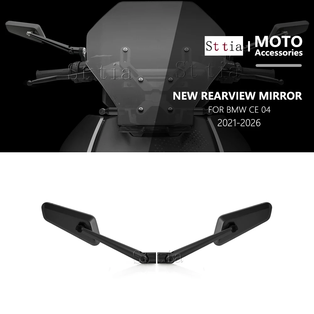 CE04 New Motorcycle Wing Mirrors Fit For BMW CE 04 CE04 ce04 2021-2025 CNC Aluminum Adjustable Rotating Rearview Side Mirror
CE04 New Motorcycle Wing Mirrors Fit For BMW CE 04 CE04 ce04 2021-2025 CNC Aluminum Adjustable Rotating Rearview Side Mirror