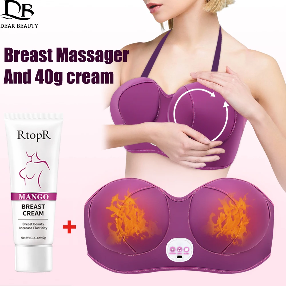 Electric Breast Massager With Breasts Enlargement Cream Vibration Heating Massage Bra For Women Chest Lifting Firming Enlarger
Electric Breast Massager With Breasts Enlargement Cream Vibration Heating Massage Bra For Women Chest Lifting Firming Enlarger