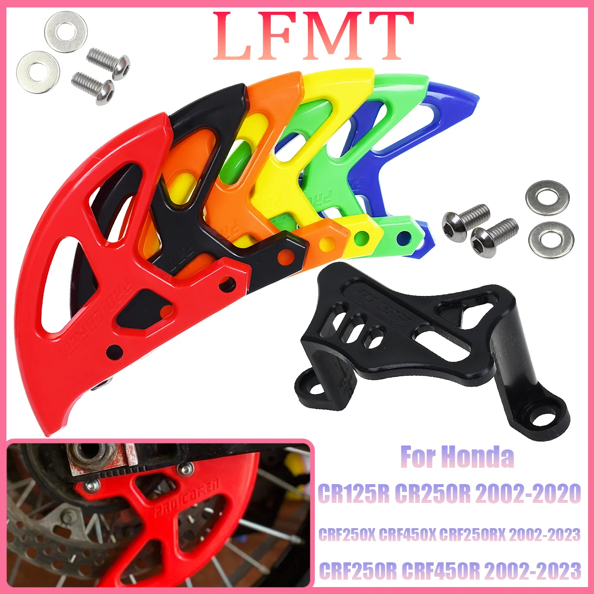 Motorcycle Plastic Rear Brake Disc Guard For Honda CRF250R CRF450X CRF450R CRF450RX CRF 250 450 R X RX CRF250X 2002-2022 2023
Motorcycle Plastic Rear Brake Disc Guard For Honda CRF250R CRF450X CRF450R CRF450RX CRF 250 450 R X RX CRF250X 2002-2022 2023