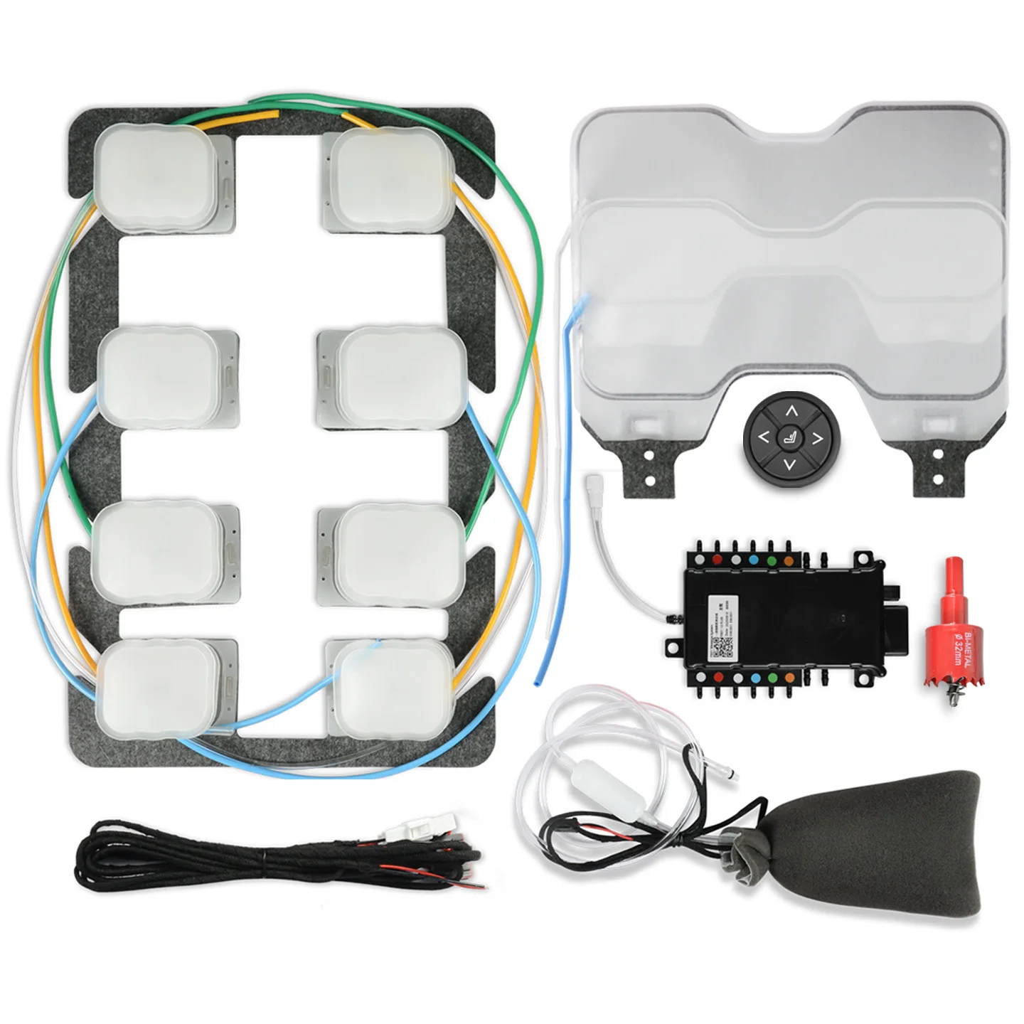 8+2 point car seat massage system with waist support function, deep tissue air massage, for relaxation during long drives.
8+2 point car seat massage system with waist support function, deep tissue air massage, for relaxation during long drives.