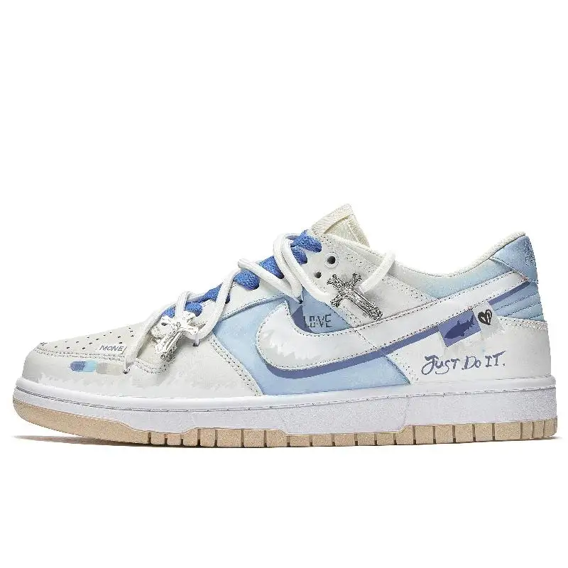 【Customize】Nike Dunk Skateboarding Shoes Men Low-top Blue/white/beige Sneakers shoes DV0831-003
【Customize】Nike Dunk Skateboarding Shoes Men Low-top Blue/white/beige Sneakers shoes DV0831-003