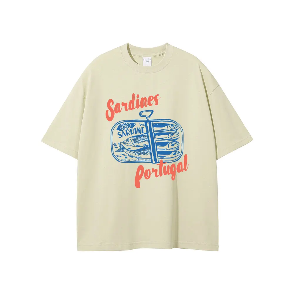 Sardines Tinned Fish Funny Meme Tshirt Vintage Lover Travel Fish Graphic T-shirt Men Women Fashion Casual Oversized Streetwear
Sardines Tinned Fish Funny Meme Tshirt Vintage Lover Travel Fish Graphic T-shirt Men Women Fashion Casual Oversized Streetwear