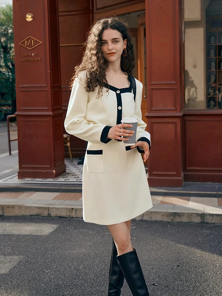 Oriel French Elegant Skirt Set Women's Autumn New Fashion Square Neck Cardigan Set A-shaped Skirt Two-piece Sets VP57CE83995
Oriel French Elegant Skirt Set Women's Autumn New Fashion Square Neck Cardigan Set A-shaped Skirt Two-piece Sets VP57CE83995