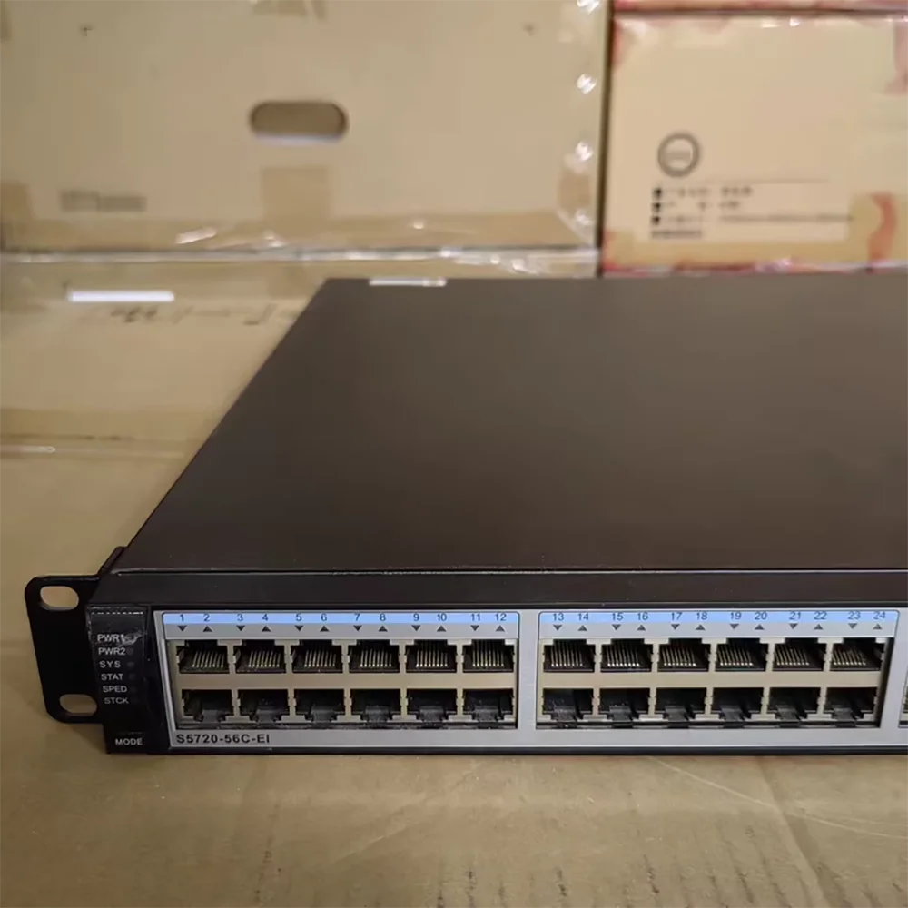 For HUAWEI S5720-56C-EI 48 port Gigabit Ethernet 4-port SFP+10 Gigabit Ethernet Switch
For HUAWEI S5720-56C-EI 48 port Gigabit Ethernet 4-port SFP+10 Gigabit Ethernet Switch
