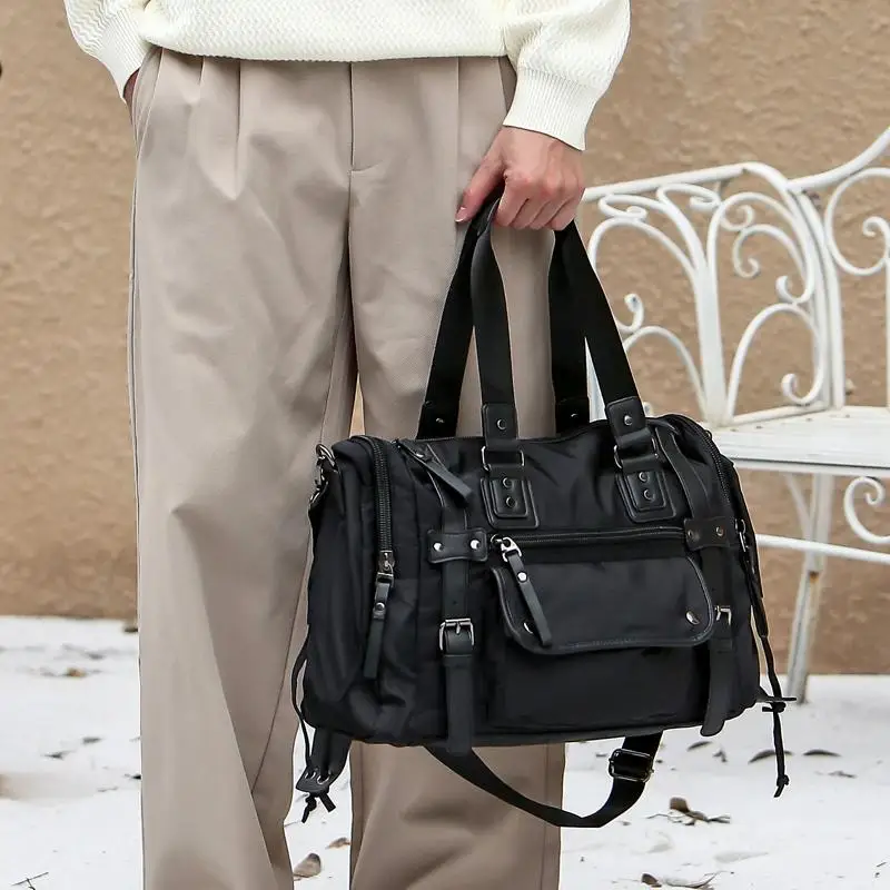 Мужская многоэтажная сумка на одно плечо, повседневная пригородная деловая спортивная водонепроницаемая сумка, дорожная сумка, нейлоновый кошелек через плечо
Мужская многоэтажная сумка на одно плечо, повседневная пригородная деловая спортивная водонепроницаемая сумка, дорожная сумка, нейлоновый кошелек через плечо