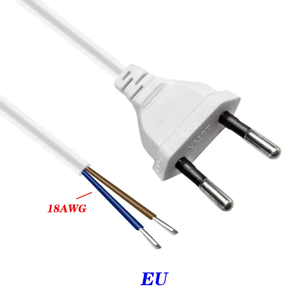European Online Switch EU Extension Cable Wiring AC Power Cord LED Lighting Strip Cable 1.8m 18AWG White
European Online Switch EU Extension Cable Wiring AC Power Cord LED Lighting Strip Cable 1.8m 18AWG White