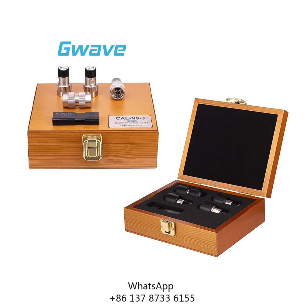 Gwave CAL-N9-J High Frequency N Male Open Short Load Adapter 50 Ohm Brass & Stainless Steel Calibration Kit DC-9GHz RF For VNA
Gwave CAL-N9-J High Frequency N Male Open Short Load Adapter 50 Ohm Brass & Stainless Steel Calibration Kit DC-9GHz RF For VNA