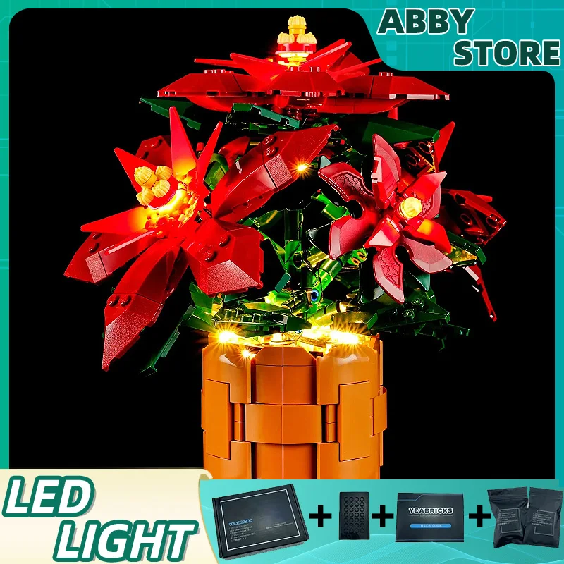 Комплект светодиодных фонарей «сделай сам» для LEGO 101070 Poinsettia (только светодиодный светильник, без модели блоков) 
Комплект светодиодных фонарей «сделай сам» для LEGO 101070 Poinsettia (только светодиодный светильник, без модели блоков)