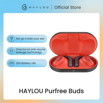 HAYLOU PurFree Buds True Wireless Open Earbuds 16.2mm Dynamic Driver Anti-Sound Leakage Call Noise Cancellation Sport Earphones
