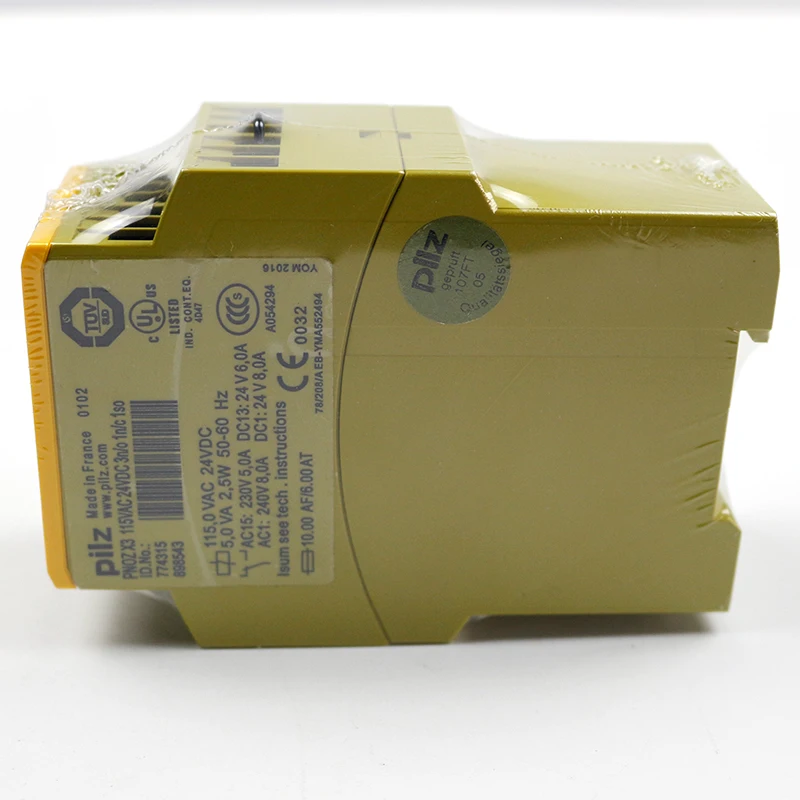 relay PNOZ S5 751105 24VDC 750105 PNOZ X3 774315 safety relay x2x4x6x7x8x9 774310/774316/774318/774314/774315 Repeaters
relay PNOZ S5 751105 24VDC 750105 PNOZ X3 774315 safety relay x2x4x6x7x8x9 774310/774316/774318/774314/774315 Repeaters