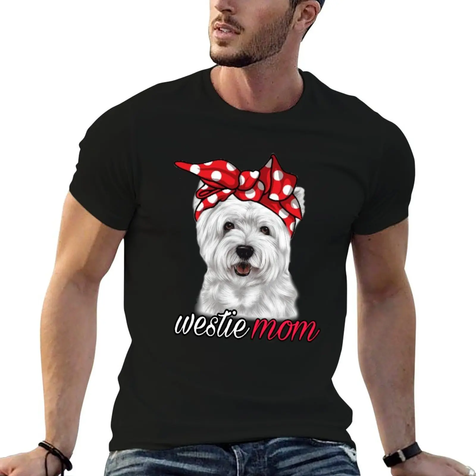 Westie mom T-Shirt t shirts with prints cotton tshirt 100% T-Shirt
Westie mom T-Shirt t shirts with prints cotton tshirt 100% T-Shirt