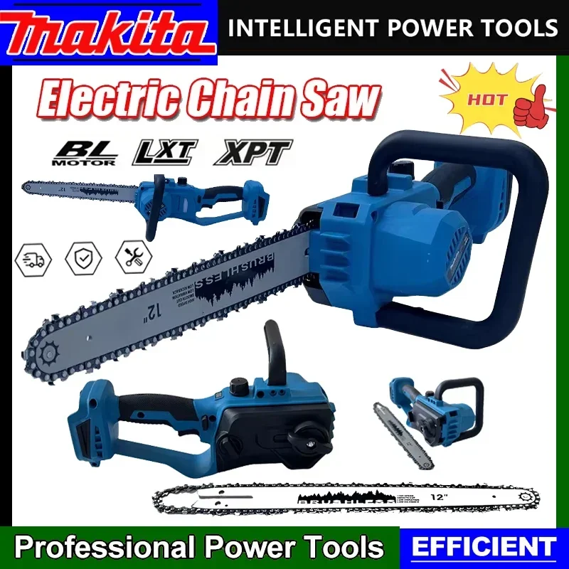 Makita Brushless Electric Chain Saw 12 Inch Power Digital Display Cordless Chainsaw Garden Tree Branch Cutting For 18V Battery
Makita Brushless Electric Chain Saw 12 Inch Power Digital Display Cordless Chainsaw Garden Tree Branch Cutting For 18V Battery