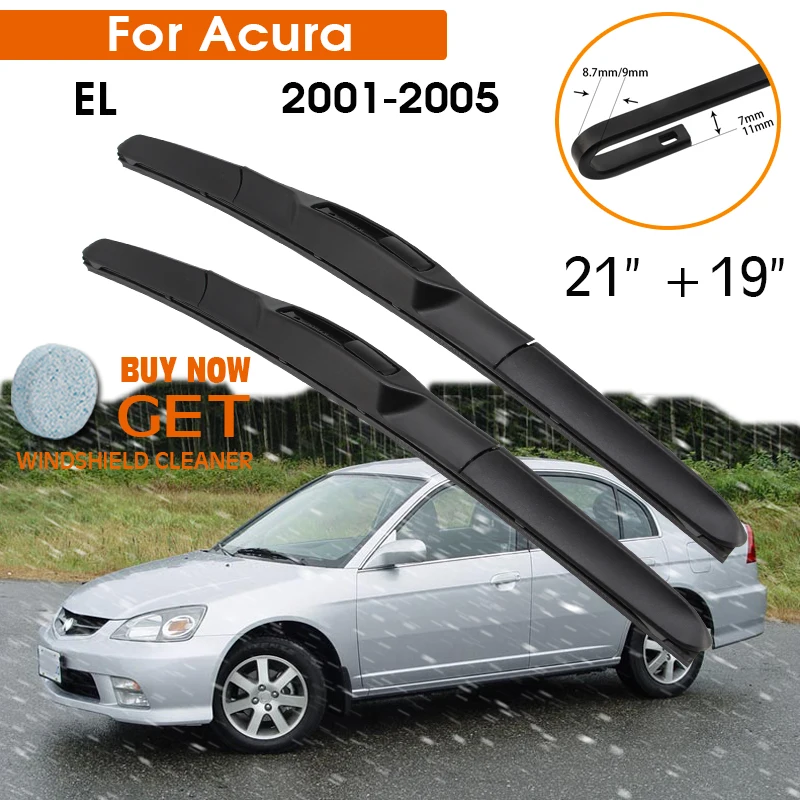 Car Wiper Blade For Acura EL 2001-2005 Windshield Rubber Silicon Refill Front Window Wiper 21"+19" LHD RHD Auto Accessories
Car Wiper Blade For Acura EL 2001-2005 Windshield Rubber Silicon Refill Front Window Wiper 21"+19" LHD RHD Auto Accessories