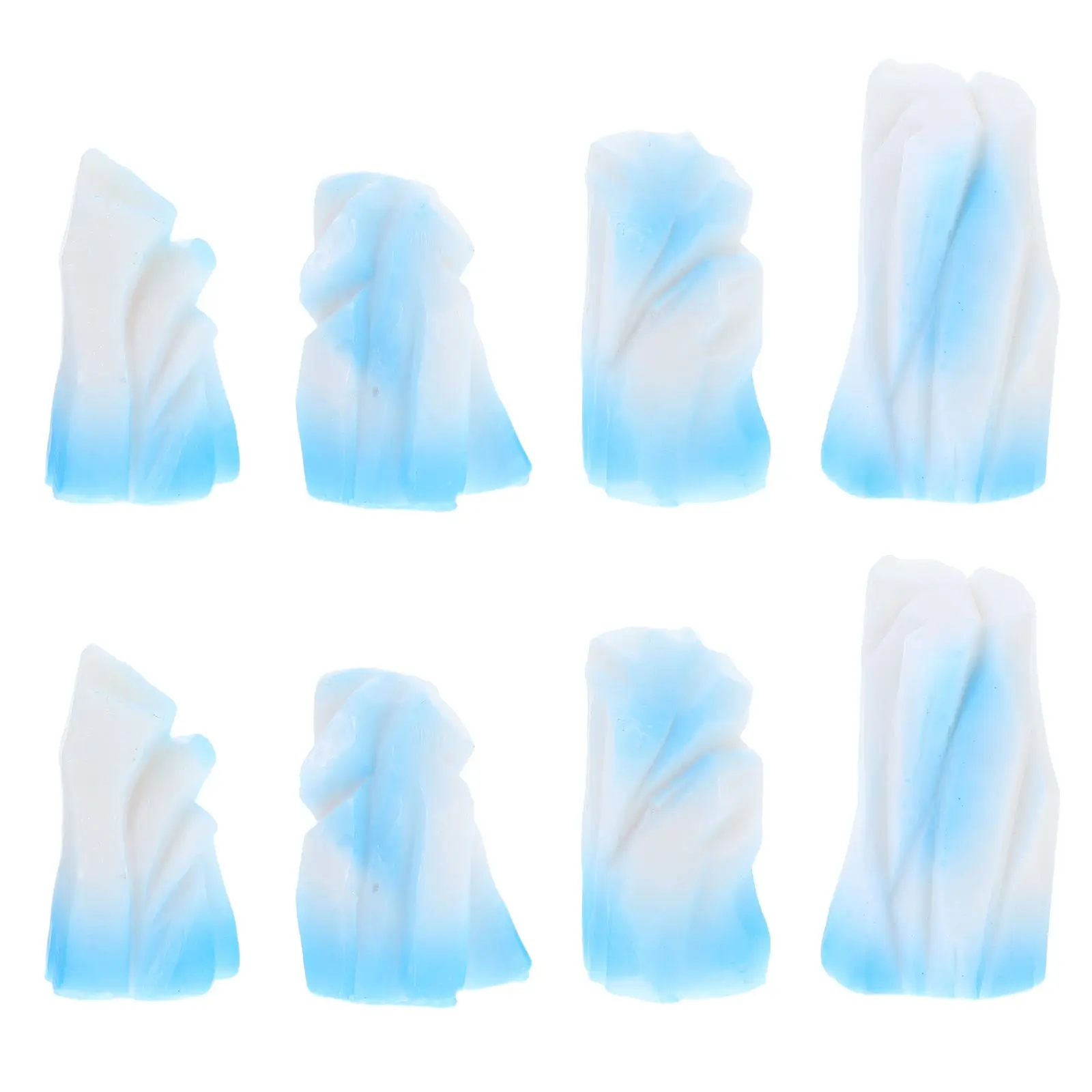 8 Pcs Iceberg Micro Landscape Miniature Floeberg Tiny Decoration Models Winter Resin Figurine
8 Pcs Iceberg Micro Landscape Miniature Floeberg Tiny Decoration Models Winter Resin Figurine