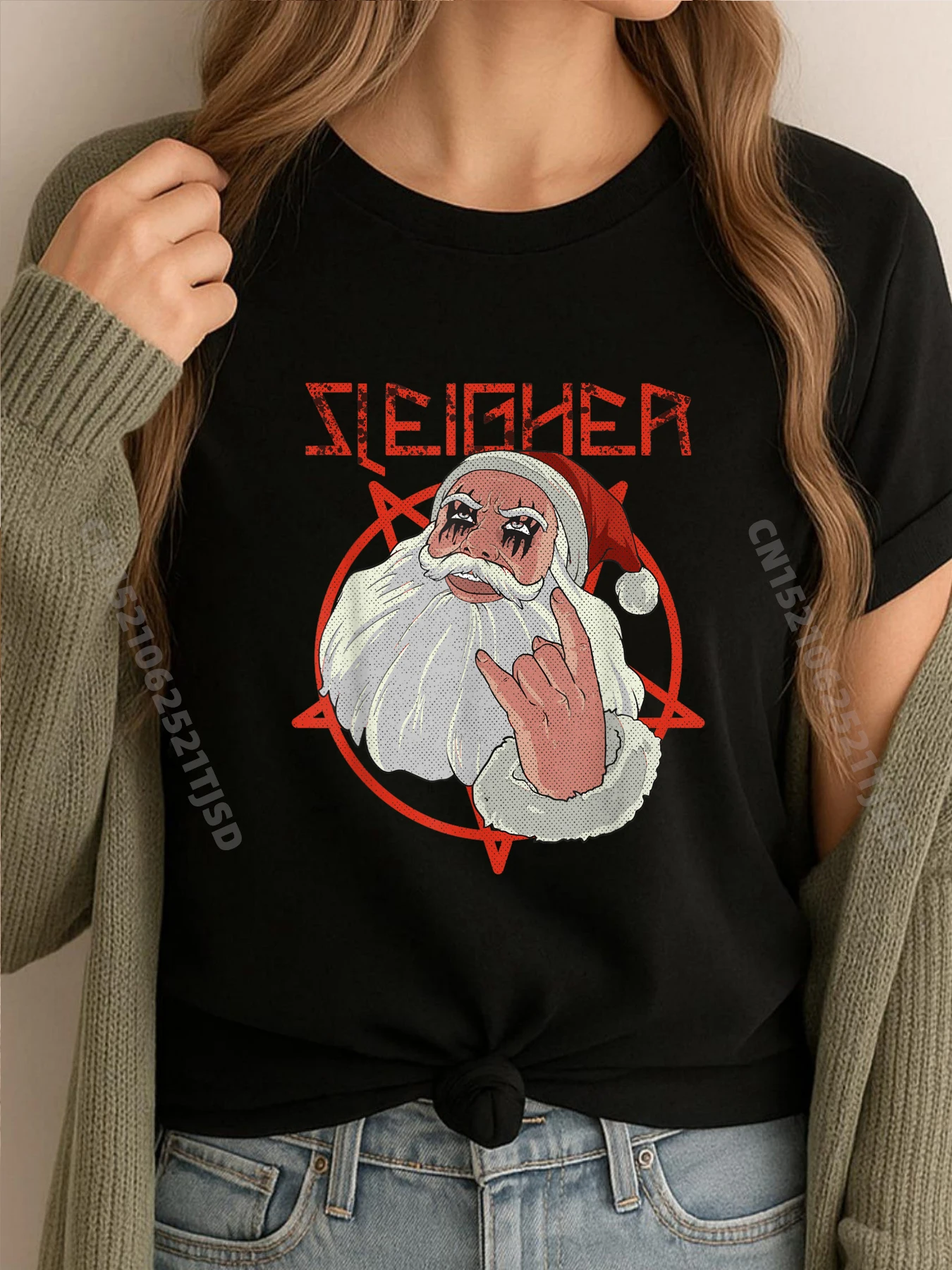 Sleigher Santa Christmas Woman Clothes Fall Original Mens T-Shirts T-shirts Leisure
Sleigher Santa Christmas Woman Clothes Fall Original Mens T-Shirts T-shirts Leisure