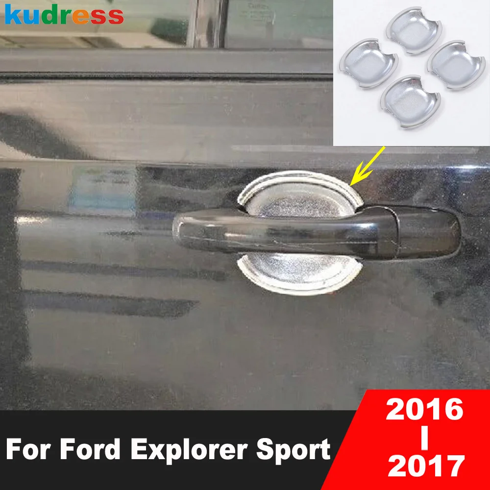 Для Ford Explorer Sport 2016 2017, хромированная автомобильная боковая дверная ручка, чаша, накладка, молдинг, гарнир, протектор, внешние аксессуары
Для Ford Explorer Sport 2016 2017, хромированная автомобильная боковая дверная ручка, чаша, накладка, молдинг, гарнир, протектор, внешние аксессуары