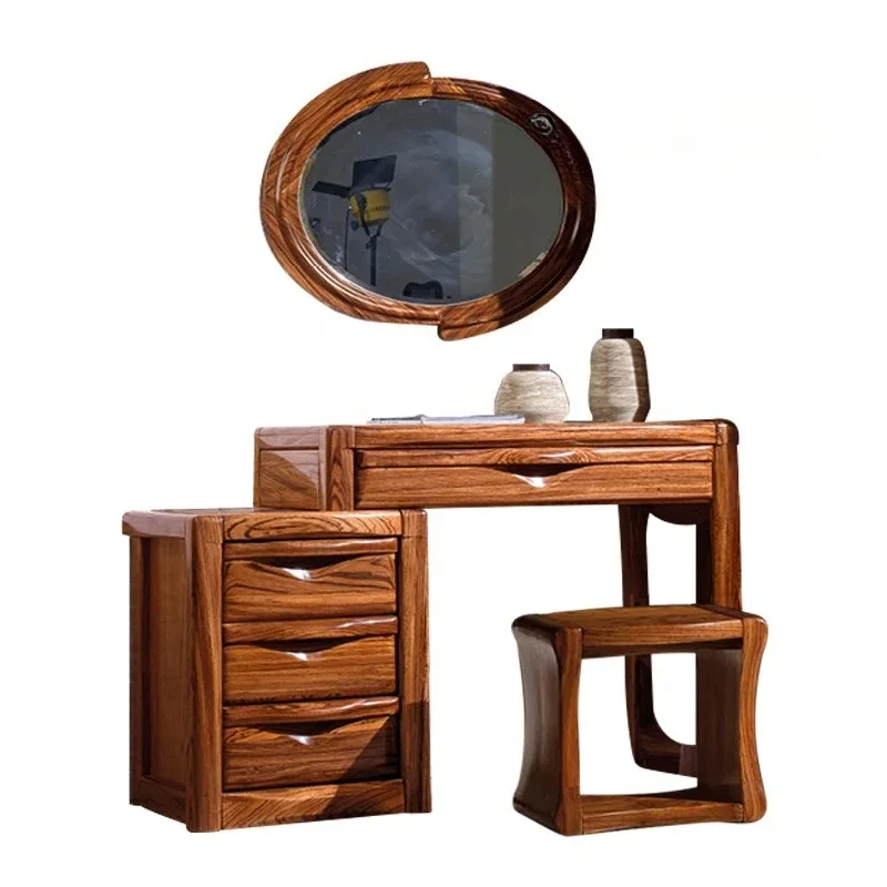 New Chinese Style Solid Wood Dresser Modern Light Luxury Household Dressing Table Dressing Stool Combination
New Chinese Style Solid Wood Dresser Modern Light Luxury Household Dressing Table Dressing Stool Combination