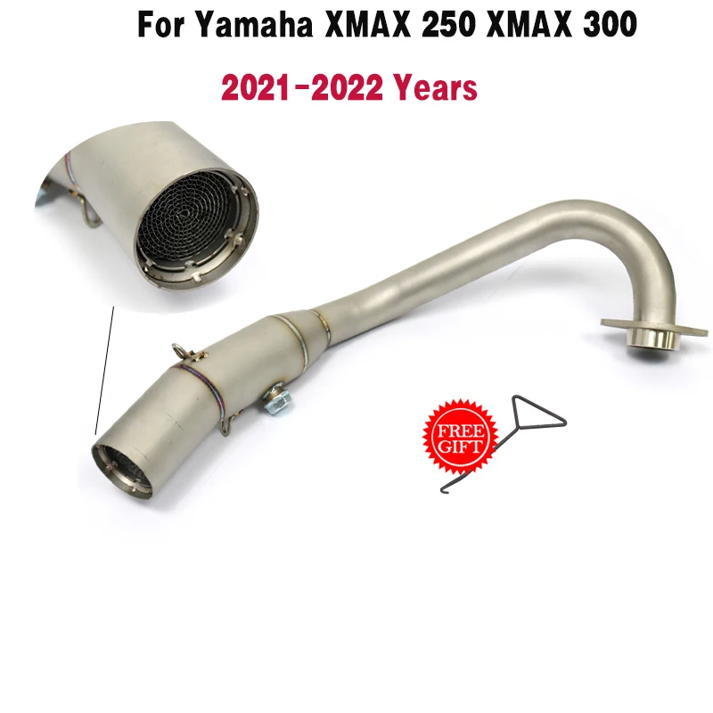Exhaust Motorbike Slip on Motorcycle Muffler Front Pipe Modify For YZF XMAX300 XMX250 X-MAX 300 Xmax 250 2020-2021 years
Exhaust Motorbike Slip on Motorcycle Muffler Front Pipe Modify For YZF XMAX300 XMX250 X-MAX 300 Xmax 250 2020-2021 years