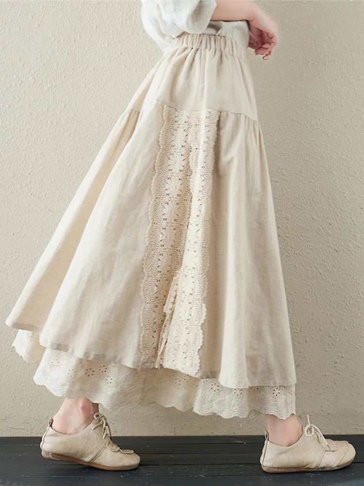 3145 Spring Summer Lace Skirt For Women Fashion Embroidery Elastic High Waist Mid-Length A-Line Sweet Girl Style Female Dress
3145 Spring Summer Lace Skirt For Women Fashion Embroidery Elastic High Waist Mid-Length A-Line Sweet Girl Style Female Dress