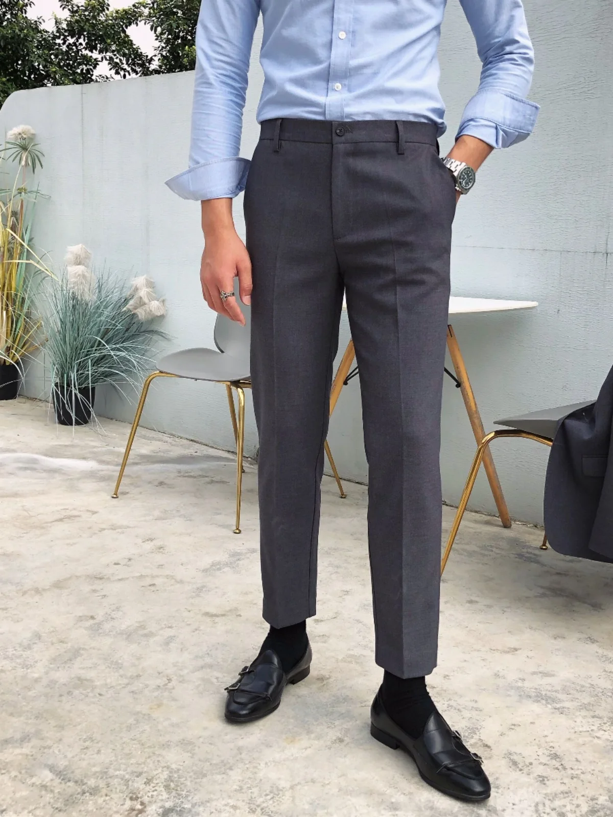 Мистер. Мужские брюки-чинос Deer Tee, повседневные, приталенные, цвет хаки, в корейском стиле, модные, универсальные, осенние, из полиэфирного волокна
Мистер. Мужские брюки-чинос Deer Tee, повседневные, приталенные, цвет хаки, в корейском стиле, модные, универсальные, осенние, из полиэфирного волокна