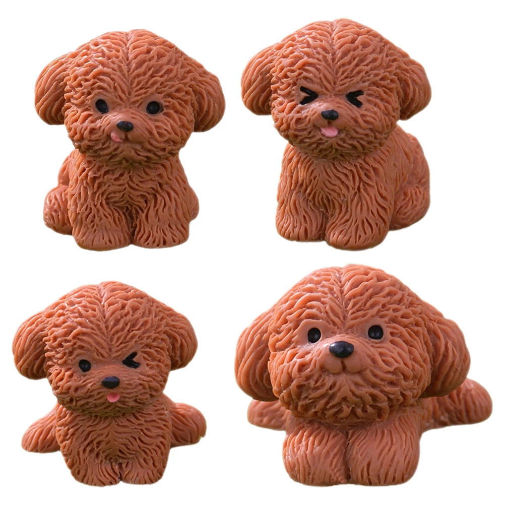 4pcs Mini Dog Figurines Realistic Resin Animal Decor Ornaments Garden Home Micro Landscape Gardening Mini Dog Adornment
4pcs Mini Dog Figurines Realistic Resin Animal Decor Ornaments Garden Home Micro Landscape Gardening Mini Dog Adornment