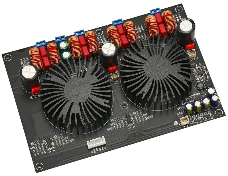 KYYSLB TPA3255 four channel digital D-class high-power amplifier board 300W * 4 (luxury fan version) amplifier
KYYSLB TPA3255 four channel digital D-class high-power amplifier board 300W * 4 (luxury fan version) amplifier