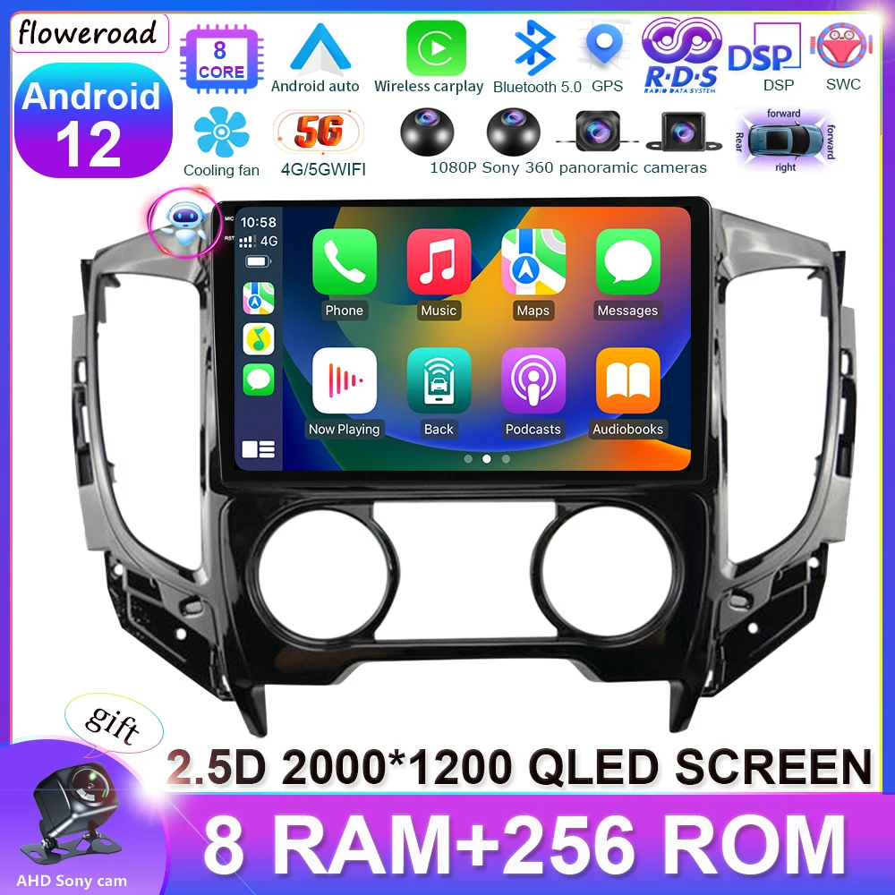 DSP CARPLAY QLED Android 13 For Mitsubishi L200 5 2018 - 2020 Right hand driver Car Radio Multimedia Video Player Navigation GPS
DSP CARPLAY QLED Android 13 For Mitsubishi L200 5 2018 - 2020 Right hand driver Car Radio Multimedia Video Player Navigation GPS