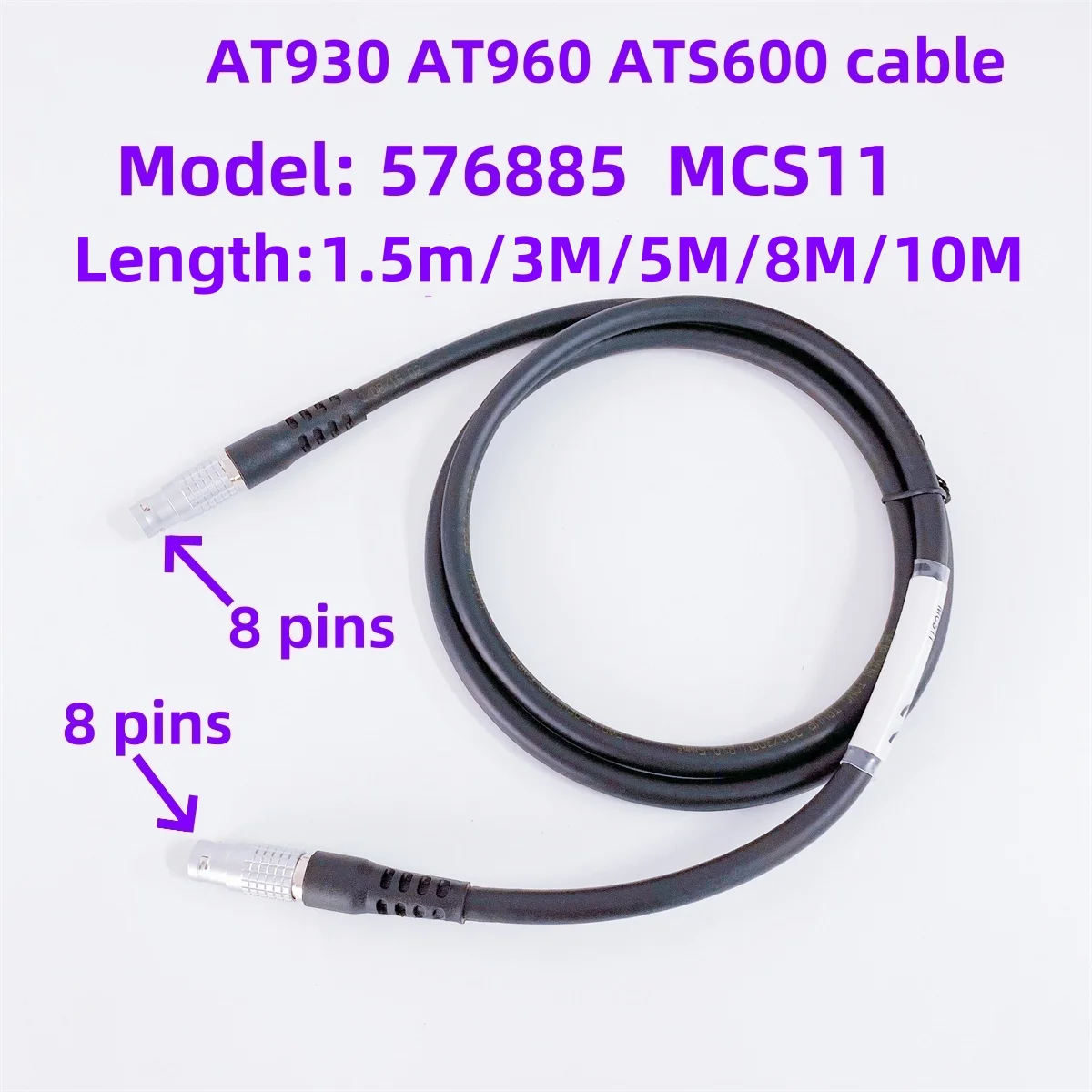 Cable 576885 MCS11 Applicable to Leica laser tracker AT960 ATS600 AT930 AT403 AT401 DATA CABLE
Cable 576885 MCS11 Applicable to Leica laser tracker AT960 ATS600 AT930 AT403 AT401 DATA CABLE