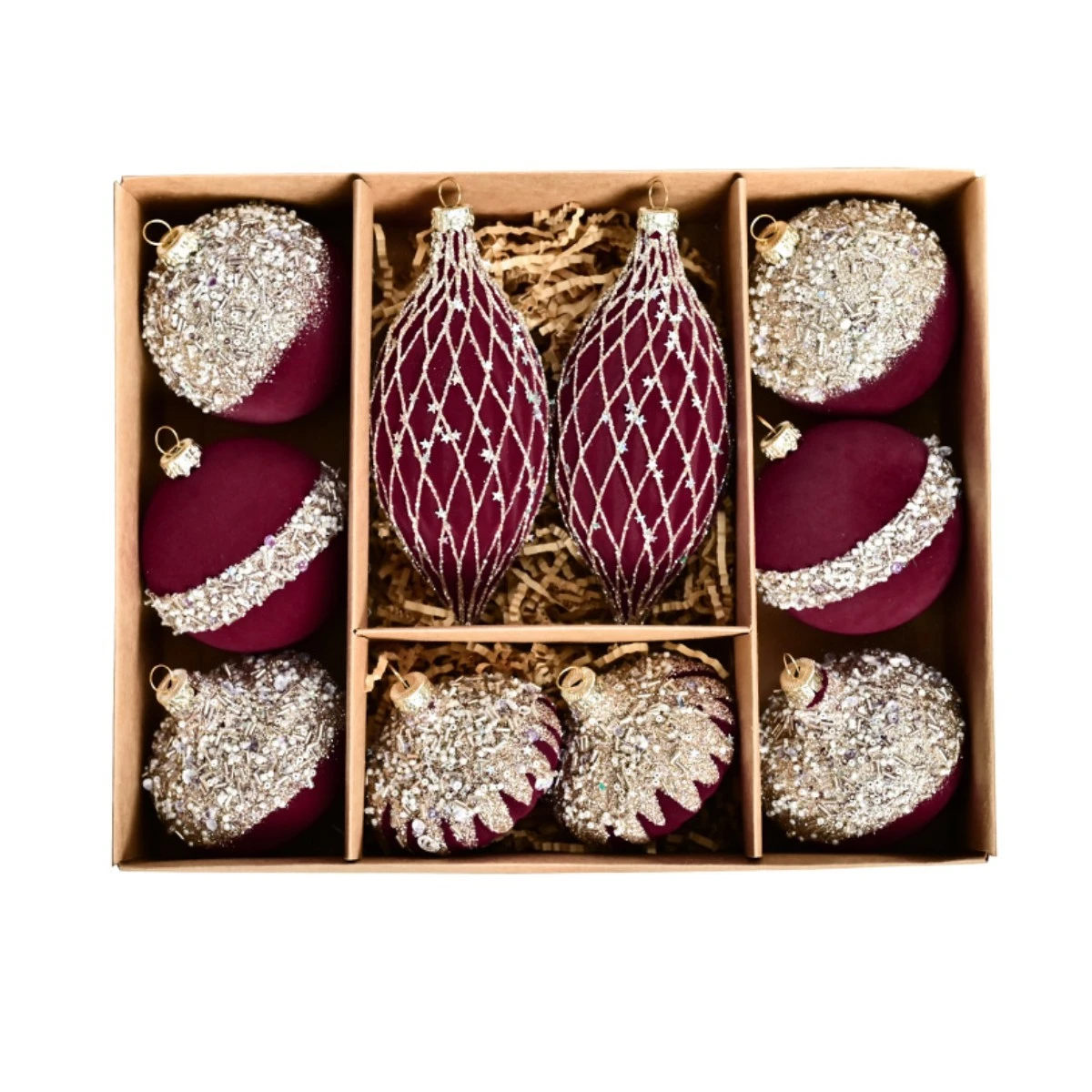 Набор из 10 рождественских украшений, флокирующийся шар для рождественской елки, праздничное украшение, использование на гирлянды, лестнице и каминках
Набор из 10 рождественских украшений, флокирующийся шар для рождественской елки, праздничное украшение, использование на гирлянды, лестнице и каминках