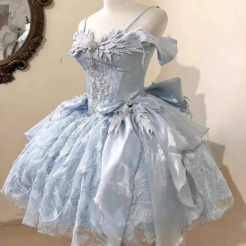 Japanese Sweet Kawaii Lolita Dress Women Casual Cute Bow Puffy Princess Dress Y2k Fashion Summer Elegant Evening Party Dress New
Japanese Sweet Kawaii Lolita Dress Women Casual Cute Bow Puffy Princess Dress Y2k Fashion Summer Elegant Evening Party Dress New