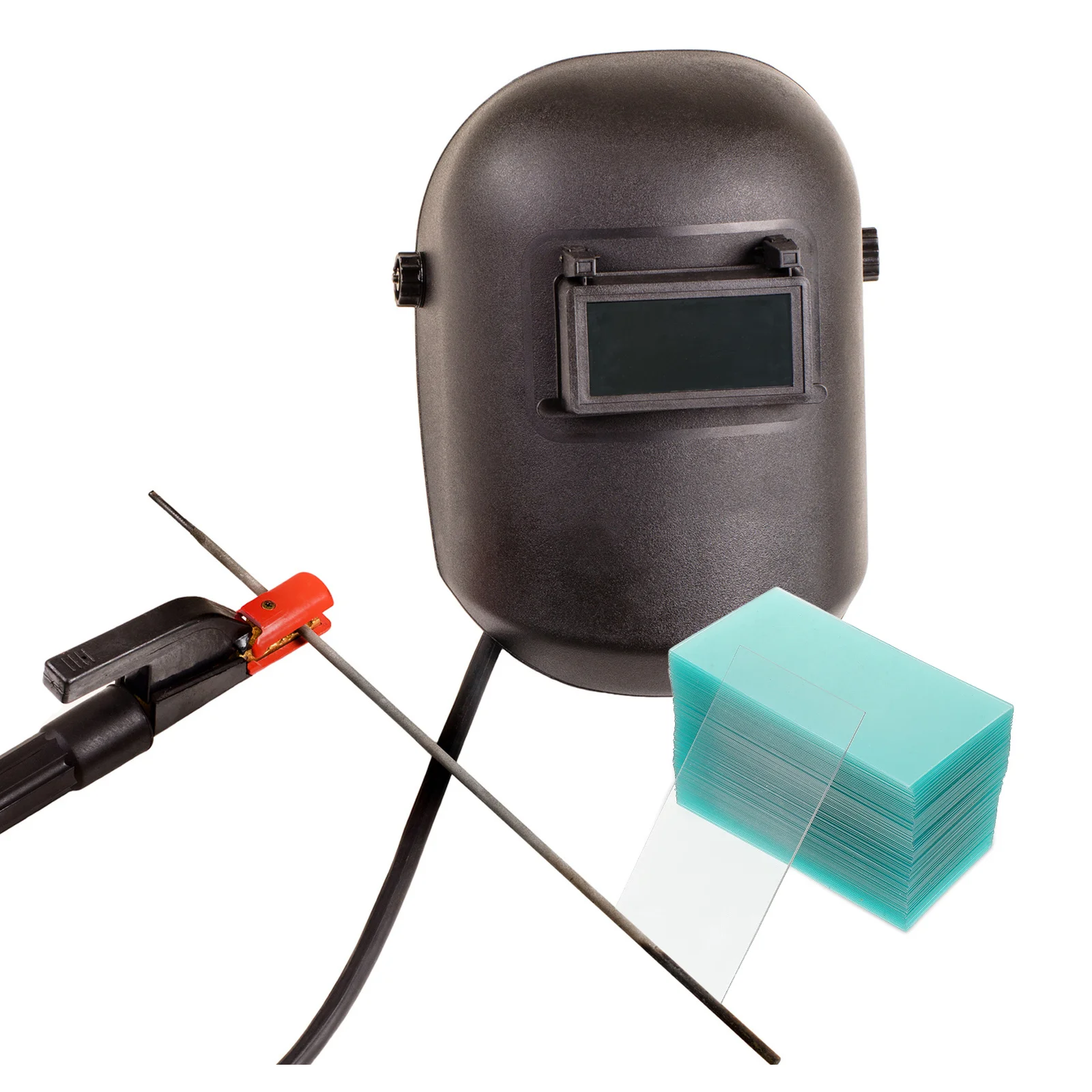 100pcs Electric Auto Darkening Lens Replacement Solar Powered Wide View Protective Cover Sturdy Pc Material For Arc
100pcs Electric Auto Darkening Lens Replacement Solar Powered Wide View Protective Cover Sturdy Pc Material For Arc