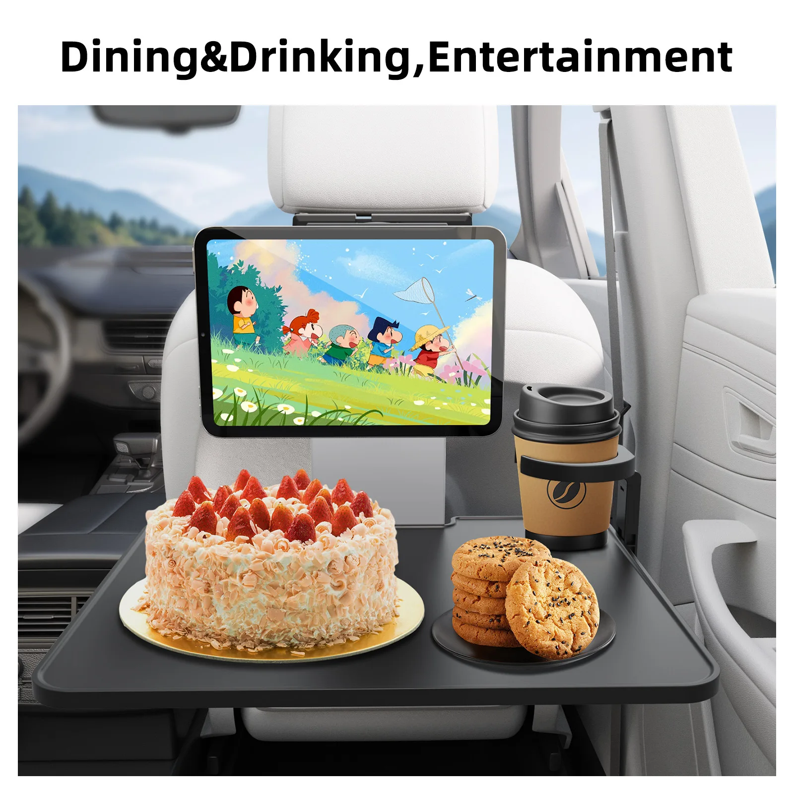 Multifunctional Car Rear - seat Table with Magnetic Bracket Portable Drink Cup Holder Car Dining Table for Car Travel & Office
Multifunctional Car Rear - seat Table with Magnetic Bracket Portable Drink Cup Holder Car Dining Table for Car Travel & Office