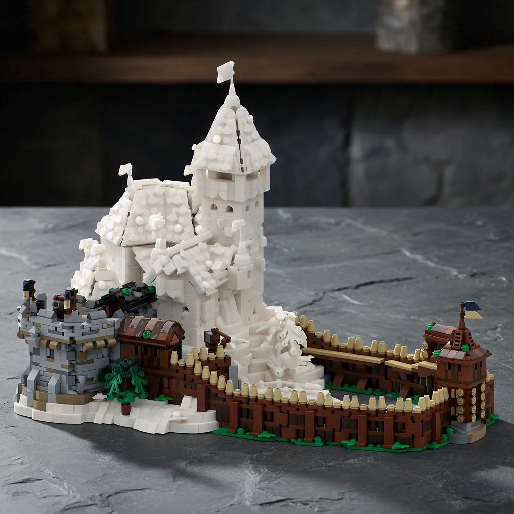 MOC Medieval Blaustein Castle Building Blocks Mini Architecture Model DIY Bricks Desktop Decor Gift for Adult Fans Hobbyist
MOC Medieval Blaustein Castle Building Blocks Mini Architecture Model DIY Bricks Desktop Decor Gift for Adult Fans Hobbyist