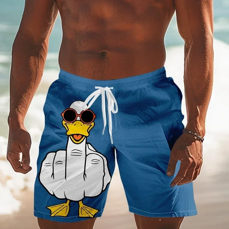 Men's shorts, 3D duck print, interesting animal patterns, beach shorts, Hawaiian summer skateboard shorts, children's swimsuits
Men's shorts, 3D duck print, interesting animal patterns, beach shorts, Hawaiian summer skateboard shorts, children's swimsuits