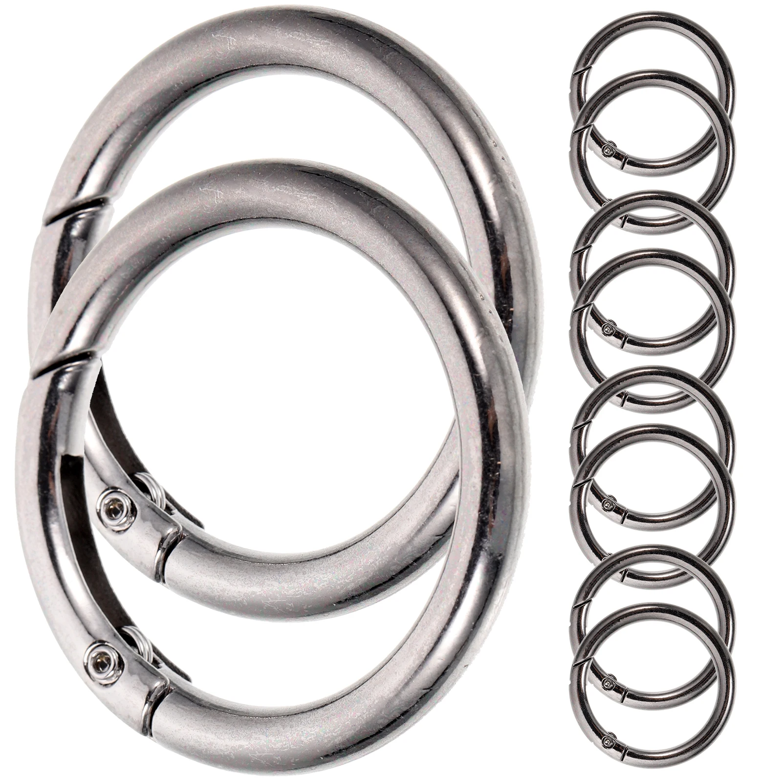 10pcs Spring Split Key Circle Clip Alloy Convenient Key Chain Rings Retro Style Portable Keychains Split Rings For DIY
10pcs Spring Split Key Circle Clip Alloy Convenient Key Chain Rings Retro Style Portable Keychains Split Rings For DIY