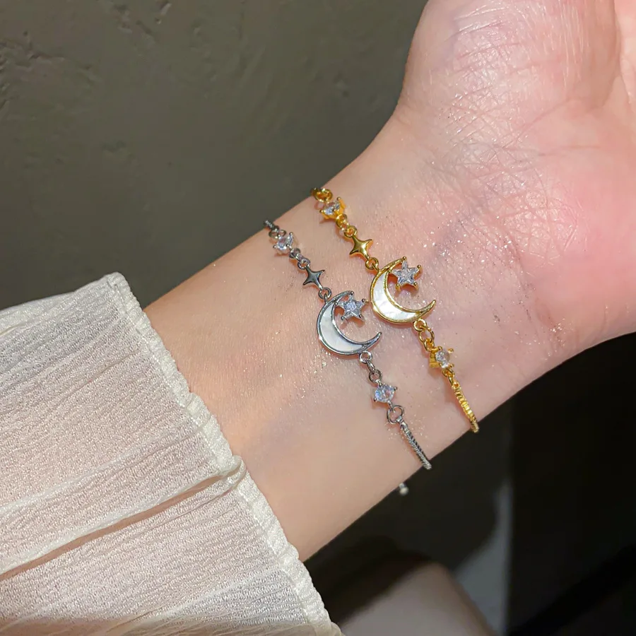 Mother-of-Pearl Moon Bracelet - Luxury Elegant Design, Fashionable Versatile Office Daily Jewelry
Mother-of-Pearl Moon Bracelet - Luxury Elegant Design, Fashionable Versatile Office Daily Jewelry