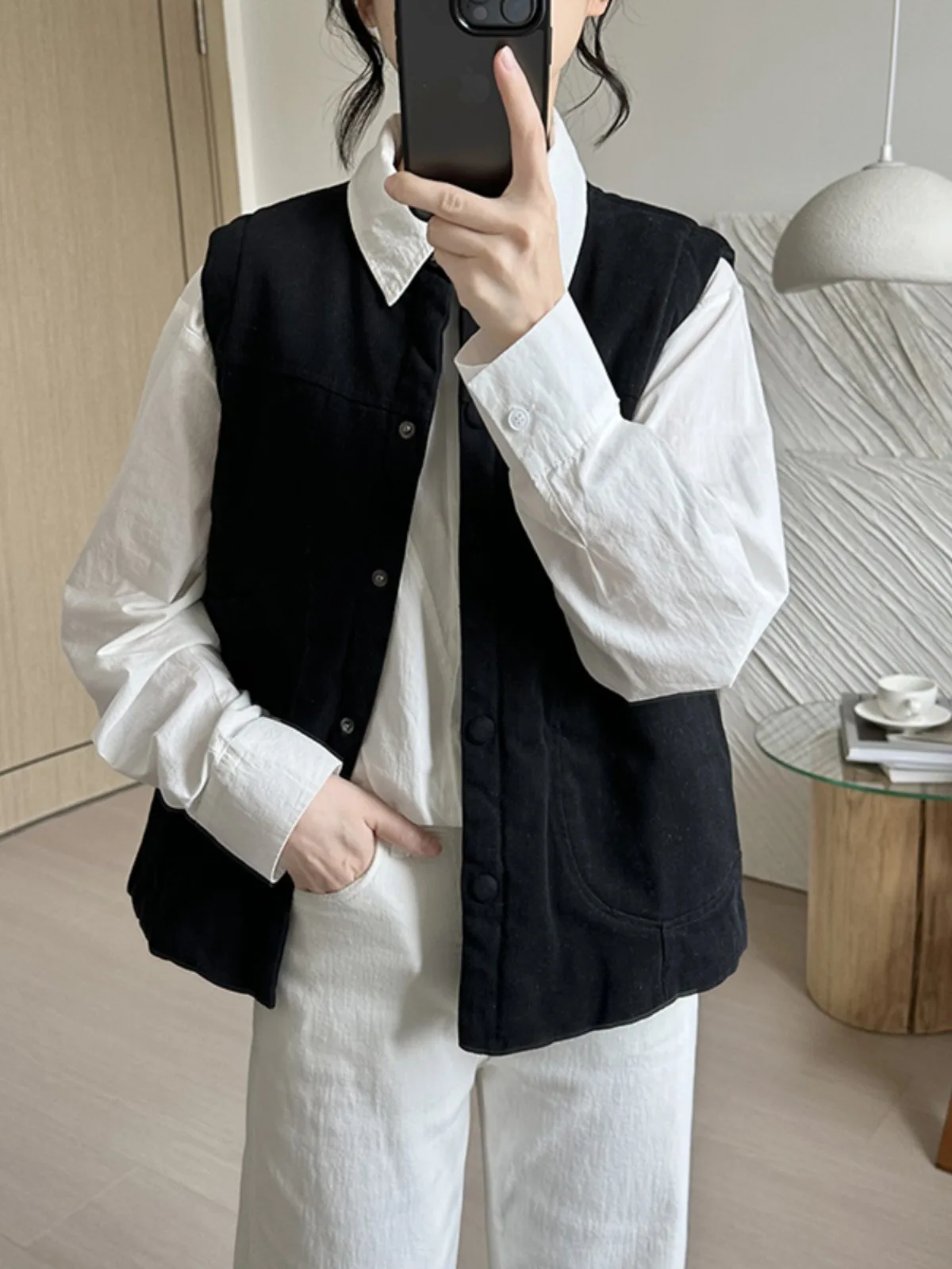 Vests Waistcoats Thick Womens Woman Autumn Corduroy Buttoned Grunge Streetwear Urban Trendy Patchwork Layered Comfortable Casual
Vests Waistcoats Thick Womens Woman Autumn Corduroy Buttoned Grunge Streetwear Urban Trendy Patchwork Layered Comfortable Casual