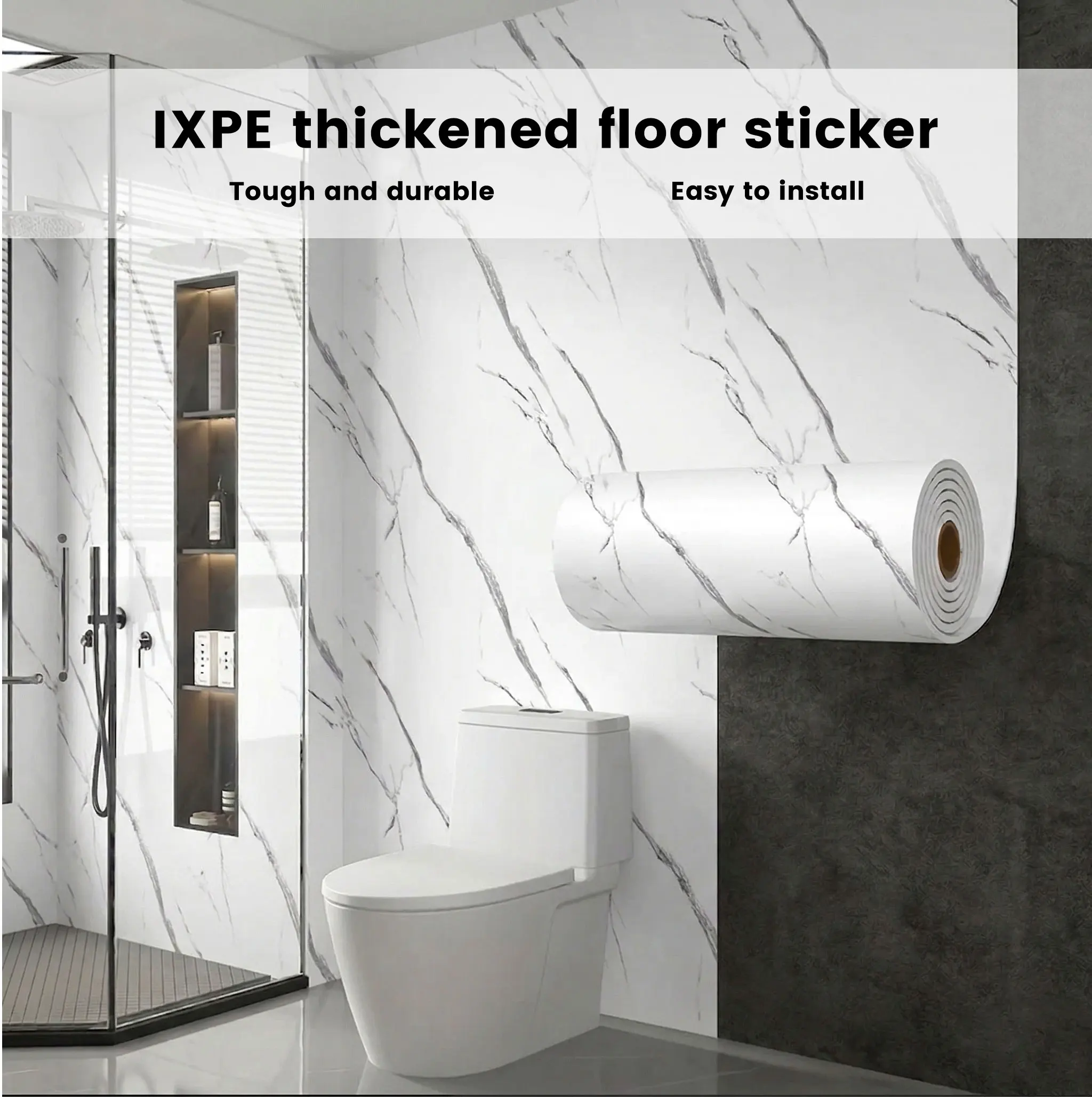 40X300CM Marble Pattern Self-Adhesive Wallpaper Waterproof and Oil-Proof Decorative Wall Sticker Suitable for bathroom Kitchen
40X300CM Marble Pattern Self-Adhesive Wallpaper Waterproof and Oil-Proof Decorative Wall Sticker Suitable for bathroom Kitchen