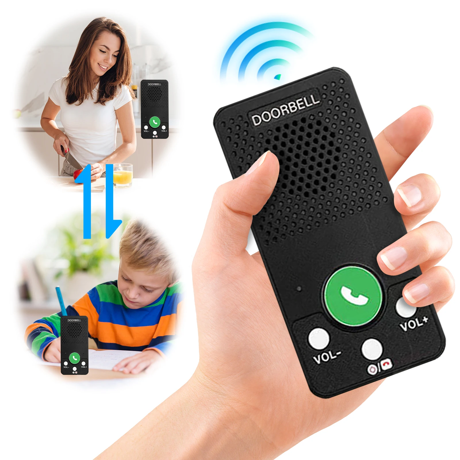 2 Way Voice Intercom with 4 Chimes 8 Volume Levels Full Duplex 2 Way Intercom for Business Offices Indoor Outdoor
2 Way Voice Intercom with 4 Chimes 8 Volume Levels Full Duplex 2 Way Intercom for Business Offices Indoor Outdoor