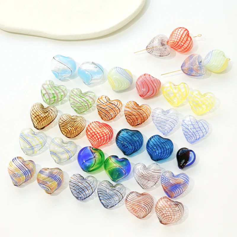 Japanese Hollow Striped Love Glass Glass Beads DIY Handmade Beaded Necklace Accessories Earrings Jewelry Material
Japanese Hollow Striped Love Glass Glass Beads DIY Handmade Beaded Necklace Accessories Earrings Jewelry Material