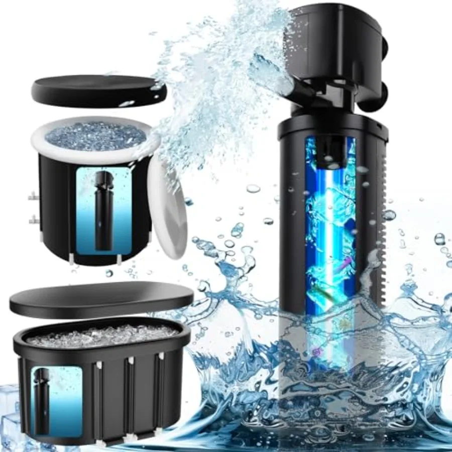 600GPH Pool Filter, U-V Sterilzer for 300-1000 Gallon Swimming Pool, Small Pool Filter Green Pool Cleaning Powerful Pump Pool F
600GPH Pool Filter, U-V Sterilzer for 300-1000 Gallon Swimming Pool, Small Pool Filter Green Pool Cleaning Powerful Pump Pool F