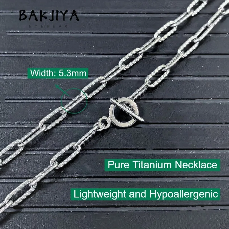 Ожерелье-цепочка из чистого титана 5,3 мм, плоская, длинная, для мужчин, легкое, нержавеющее, гипоаллергенное, в индустриальном стиле, с застежкой OT
Ожерелье-цепочка из чистого титана 5,3 мм, плоская, длинная, для мужчин, легкое, нержавеющее, гипоаллергенное, в индустриальном стиле, с застежкой OT