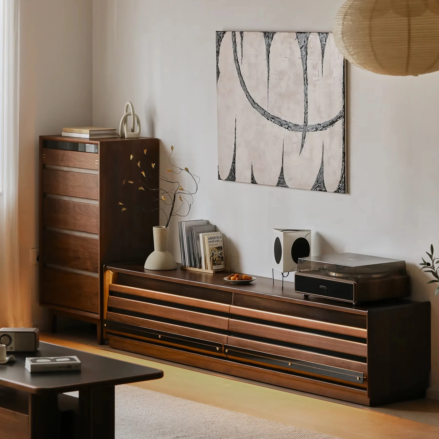 #Factory Direct Supply Furniture Solid Wood Floor TV Cabinet Small Apartment Living Room Retro Nordic Home Black Walnut TV Stand
#Factory Direct Supply Furniture Solid Wood Floor TV Cabinet Small Apartment Living Room Retro Nordic Home Black Walnut TV Stand