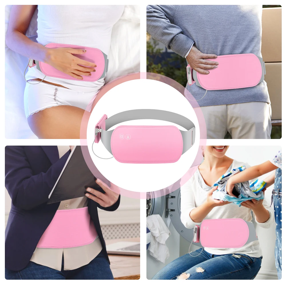 Heating Pad for Menstrual Cramps USB Powerbank Waist Massage Uterus Warm Belt 6 Vibration 3 Constant Temperature Abdomen Warmer
Heating Pad for Menstrual Cramps USB Powerbank Waist Massage Uterus Warm Belt 6 Vibration 3 Constant Temperature Abdomen Warmer