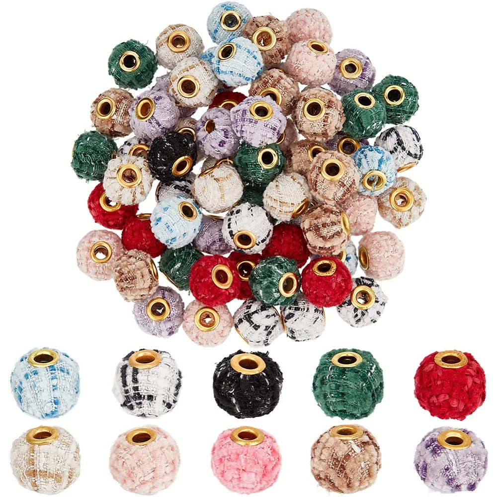 100Pcs 10 Colors Polyester European Beads Large Hole Beads Round Rondelle with Iron Alloy Core Mixed Color 14.5~15x13.5mm
100Pcs 10 Colors Polyester European Beads Large Hole Beads Round Rondelle with Iron Alloy Core Mixed Color 14.5~15x13.5mm