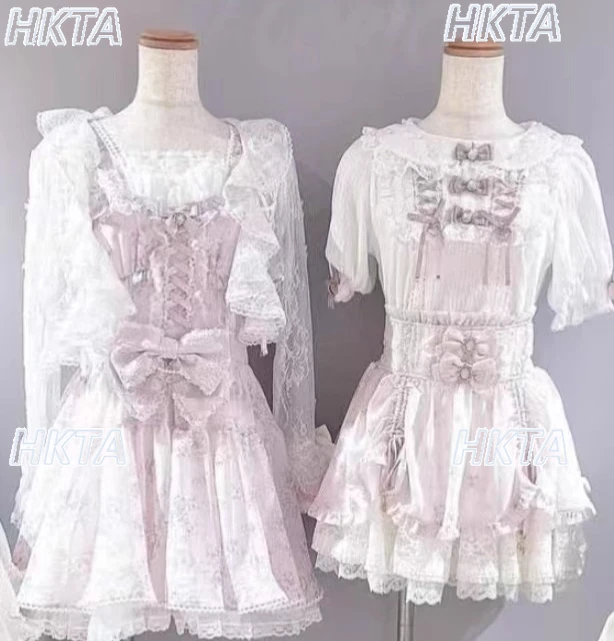 Japanese Style Liz Skirts Cute Sweet Retro Print Lace-up Drawstring Sweet High Waist Mini Skirt Women Autumn New Pleated Skirt 
Japanese Style Liz Skirts Cute Sweet Retro Print Lace-up Drawstring Sweet High Waist Mini Skirt Women Autumn New Pleated Skirt