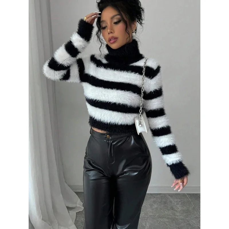 New 2025 A Women Keep Warm In Winter Sweater,Pullovers,Wweater Women,Womens Sweaters,Womens Clothing,Striped Sweater,Tops i1k5u
New 2025 A Women Keep Warm In Winter Sweater,Pullovers,Wweater Women,Womens Sweaters,Womens Clothing,Striped Sweater,Tops i1k5u