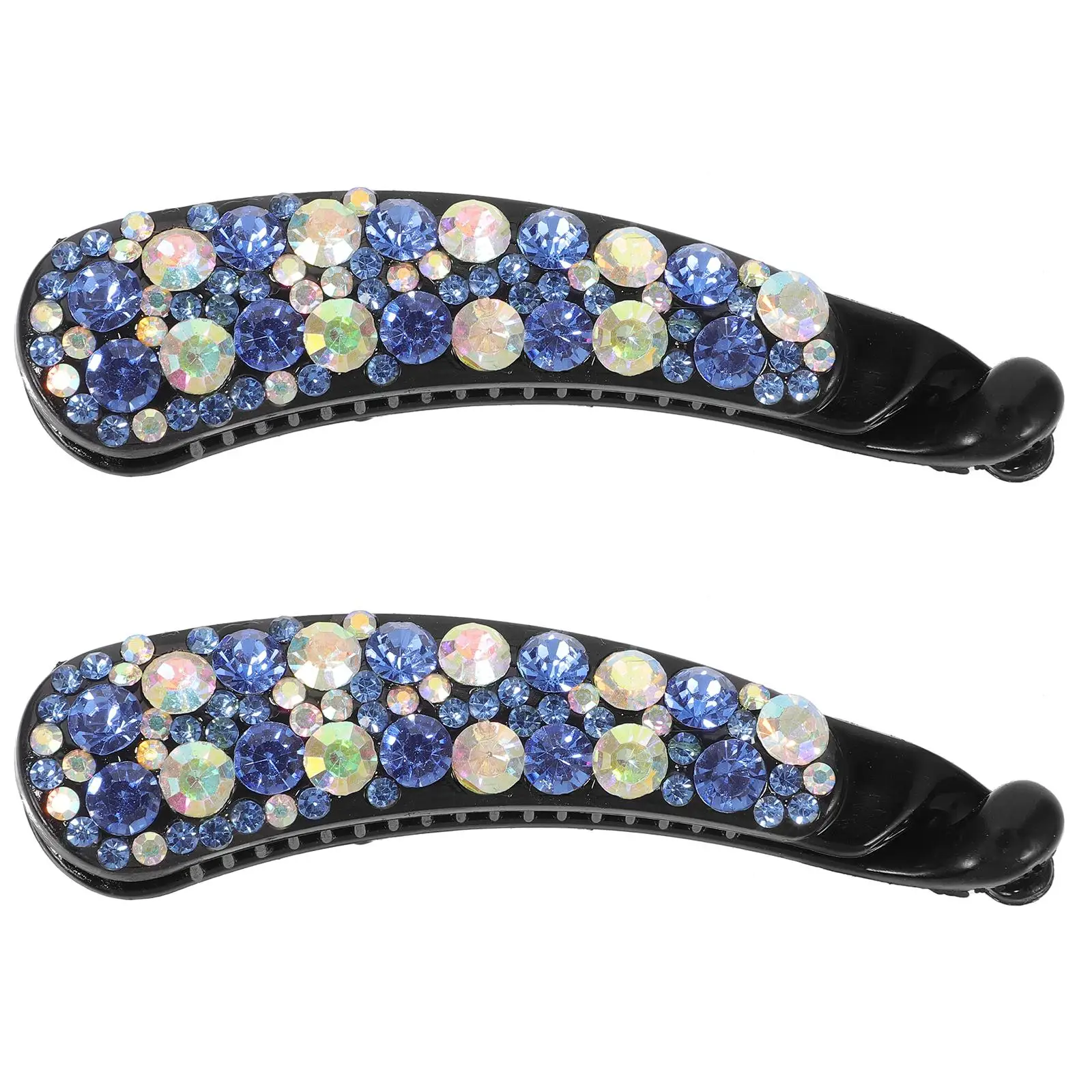 2 Pcs Crystal Banana Clips Rhinestone Decorated Durable Vintage 80s Hair Accessories Women Clamps Styling Thick Thin Hair
2 Pcs Crystal Banana Clips Rhinestone Decorated Durable Vintage 80s Hair Accessories Women Clamps Styling Thick Thin Hair